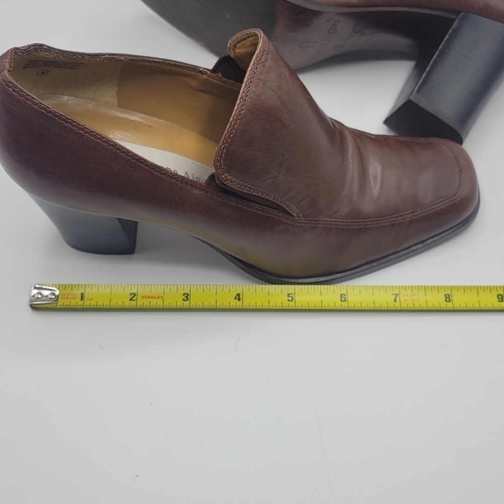 Etienne Aigner all leather upper sterling heels size 5 1/2 M - Picture 10 of 14